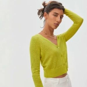 Everlane Alpaca Cropped Cardigan